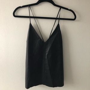 bec & bridge strappy leather tank